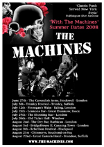 Angels in Exile Graphic Design - Poster - The Machines - Summer Dates Tour - 2008