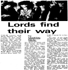 The Lords of The New Church - The Evening Echo, Southend-on-Sea, Essex - 15.03.85 - Text by Martin Neal